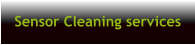 Sensor Cleaning services